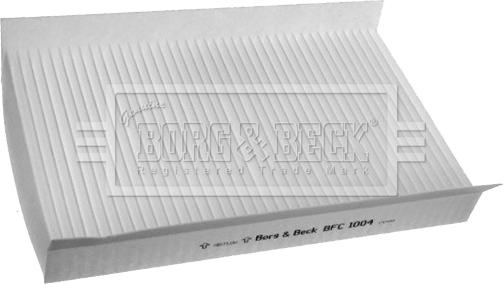 Borg & Beck BFC1004 - Filtrs, Salona telpas gaiss www.autospares.lv