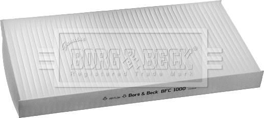 Borg & Beck BFC1000 - Filtrs, Salona telpas gaiss www.autospares.lv