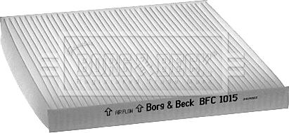 Borg & Beck BFC1015 - Filtrs, Salona telpas gaiss www.autospares.lv