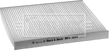 Borg & Beck BFC1018 - Filtrs, Salona telpas gaiss www.autospares.lv