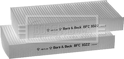 Borg & Beck BFC1022 - Filtrs, Salona telpas gaiss www.autospares.lv