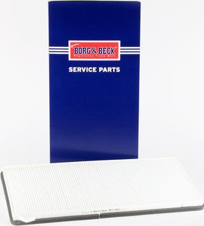 Borg & Beck BFC1102 - Filter, interior air www.autospares.lv