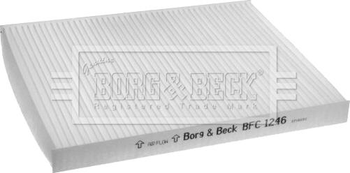 Borg & Beck BFC1246 - Filtrs, Salona telpas gaiss www.autospares.lv