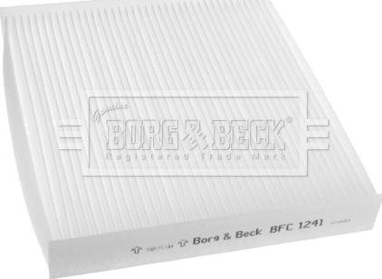 Borg & Beck BFC1241 - Filtrs, Salona telpas gaiss www.autospares.lv