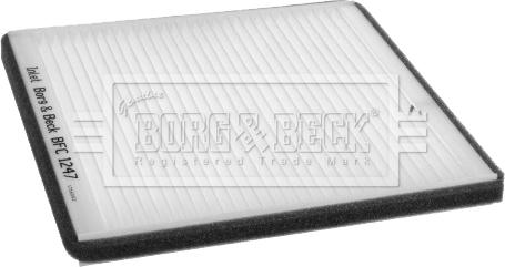 Borg & Beck BFC1247 - Filtrs, Salona telpas gaiss www.autospares.lv