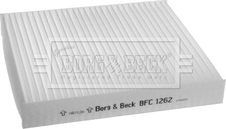 Borg & Beck BFC1262 - Filtrs, Salona telpas gaiss www.autospares.lv