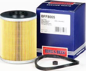 Borg & Beck BFF8005 - Degvielas filtrs www.autospares.lv