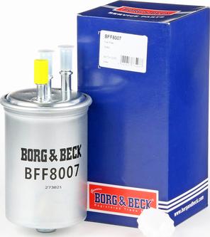 Borg & Beck BFF8007 - Degvielas filtrs www.autospares.lv