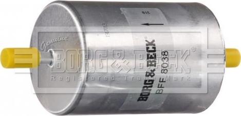 Borg & Beck BFF8038 - Fuel filter www.autospares.lv