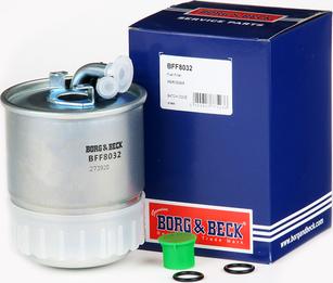 Borg & Beck BFF8032 - Degvielas filtrs www.autospares.lv