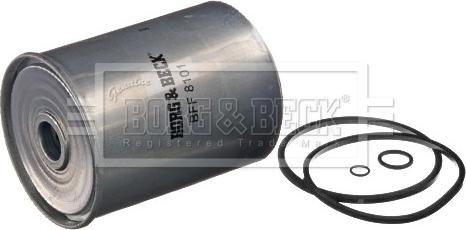 Borg & Beck BFF8101 - Degvielas filtrs www.autospares.lv