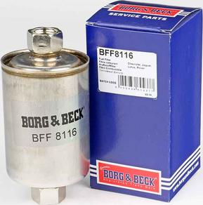 Borg & Beck BFF8116 - Degvielas filtrs autospares.lv