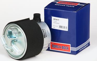 Borg & Beck BFF8117 - Degvielas filtrs www.autospares.lv