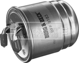 Borg & Beck BFF8183 - Degvielas filtrs www.autospares.lv