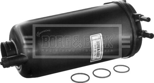 Borg & Beck BFF8175 - Degvielas filtrs www.autospares.lv