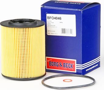 Borg & Beck BFO4046 - Eļļas filtrs www.autospares.lv