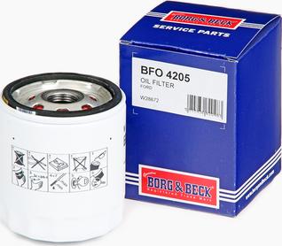 Borg & Beck BFO4205 - Oil Filter www.autospares.lv