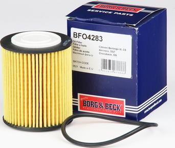 Borg & Beck BFO4283 - Eļļas filtrs www.autospares.lv