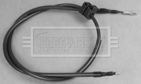 Borg & Beck BKB2464 - Cable, parking brake www.autospares.lv