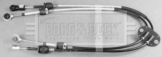 Borg & Beck BKG1137 - Трос, наконечник, ступенчатая коробка передач www.autospares.lv