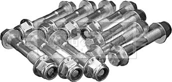 Borg & Beck BSK6538 - Fastening Bolts, control arm www.autospares.lv