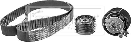 Borg & Beck BTK1005 - Zobsiksnas komplekts www.autospares.lv