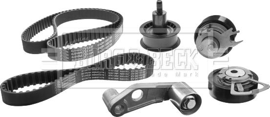 Borg & Beck BTK1003 - Комплект зубчатого ремня ГРМ www.autospares.lv