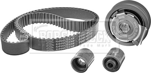 Borg & Beck BTK1023 - Zobsiksnas komplekts www.autospares.lv