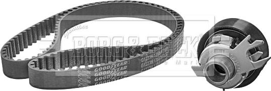 Borg & Beck BTK1022 - Timing Belt Set www.autospares.lv