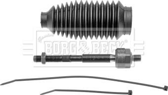 Borg & Beck BTR4742K - Aksiālais šarnīrs, Stūres šķērsstiepnis www.autospares.lv