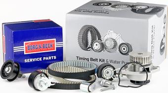 Borg & Beck BTW1052 - Водяной насос + комплект зубчатого ремня ГРМ www.autospares.lv