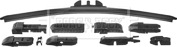 Borg & Beck BW15F.10 - Stikla tīrītāja slotiņa autospares.lv