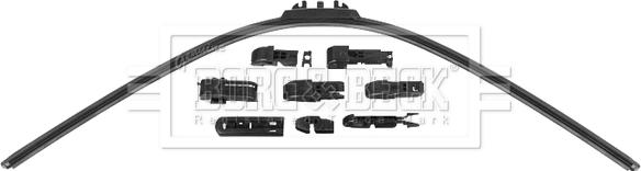 Borg & Beck BW30F.10 - Stikla tīrītāja slotiņa www.autospares.lv