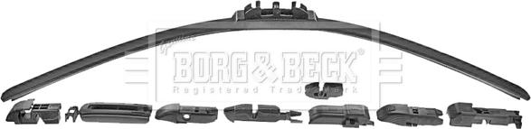 Borg & Beck BW24F.10 - Щетка стеклоочистителя www.autospares.lv