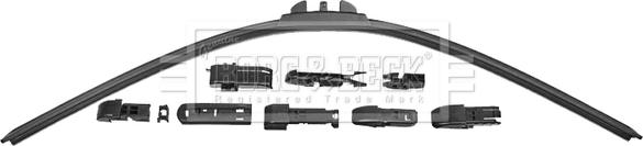 Borg & Beck BW26F.10 - Щетка стеклоочистителя www.autospares.lv