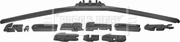 Borg & Beck BW21F - Stikla tīrītāja slotiņa autospares.lv