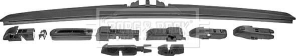 Borg & Beck BW21H.10 - Wiper Blade www.autospares.lv