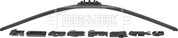 Borg & Beck BW28F.10 - Stikla tīrītāja slotiņa www.autospares.lv