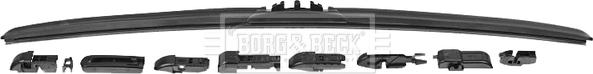 Borg & Beck BW28H.10 - Щетка стеклоочистителя www.autospares.lv