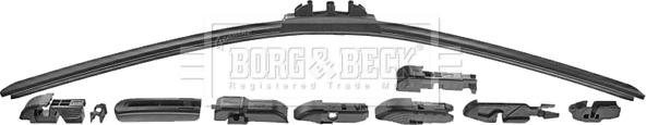 Borg & Beck BW23F.10 - Stikla tīrītāja slotiņa www.autospares.lv