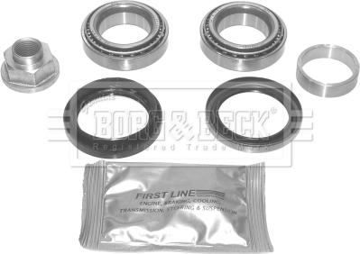 Borg & Beck BWK904 - Подшипник ступицы колеса, комплект www.autospares.lv