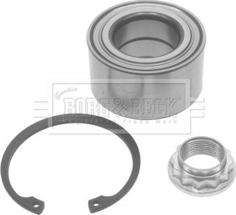 Borg & Beck BWK480 - Подшипник ступицы колеса, комплект www.autospares.lv