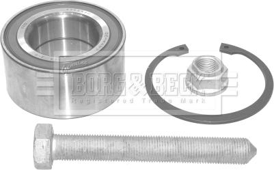 Borg & Beck BWK514 - Подшипник ступицы колеса, комплект www.autospares.lv