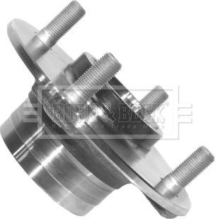 Borg & Beck BWK609 - Подшипник ступицы колеса, комплект www.autospares.lv