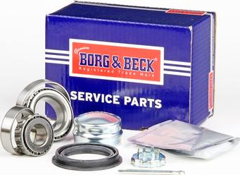 Borg & Beck BWK1068 - Подшипник ступицы колеса, комплект www.autospares.lv