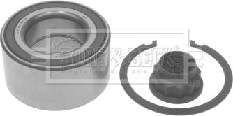 Borg & Beck BWK1016 - Подшипник ступицы колеса, комплект www.autospares.lv