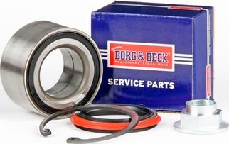 Borg & Beck BWK1032 - Подшипник ступицы колеса, комплект www.autospares.lv