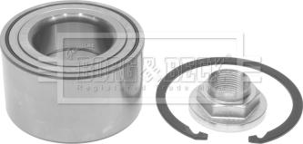 Borg & Beck BWK1114 - Подшипник ступицы колеса, комплект www.autospares.lv