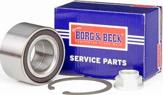 Borg & Beck BWK1185 - Подшипник ступицы колеса, комплект www.autospares.lv