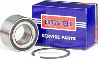 Borg & Beck BWK1181 - Подшипник ступицы колеса, комплект www.autospares.lv